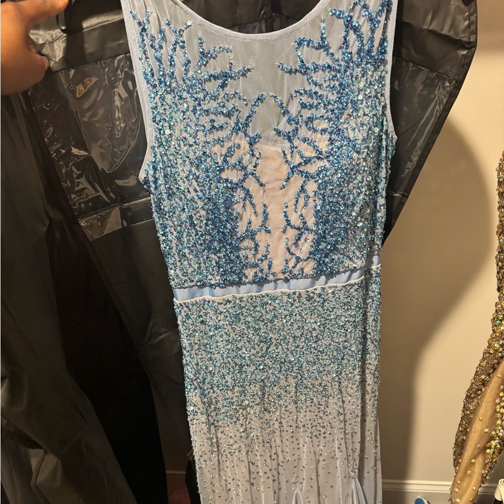 Blue Formal Dress - size 2